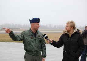 NATO Airborne Warning and Control System Boeing 707 landed in Šiauliai - 3