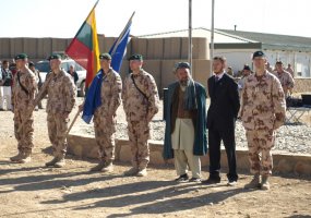 The 12th rotation of the Lithuanian-led Chaghcharan PRT and Police Operational Mentoring and... - 3