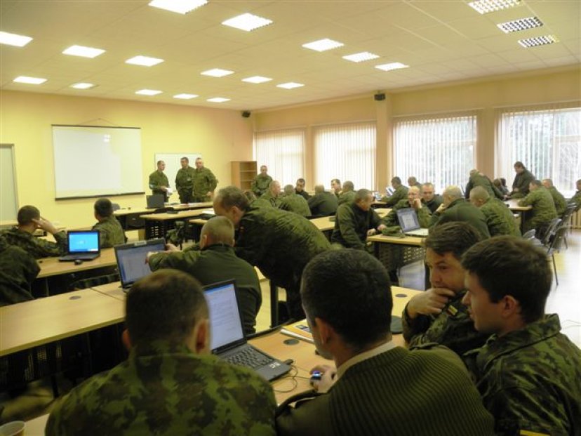 Troops of the fifth shift of National Support Element started training for mission in Afghanistan 