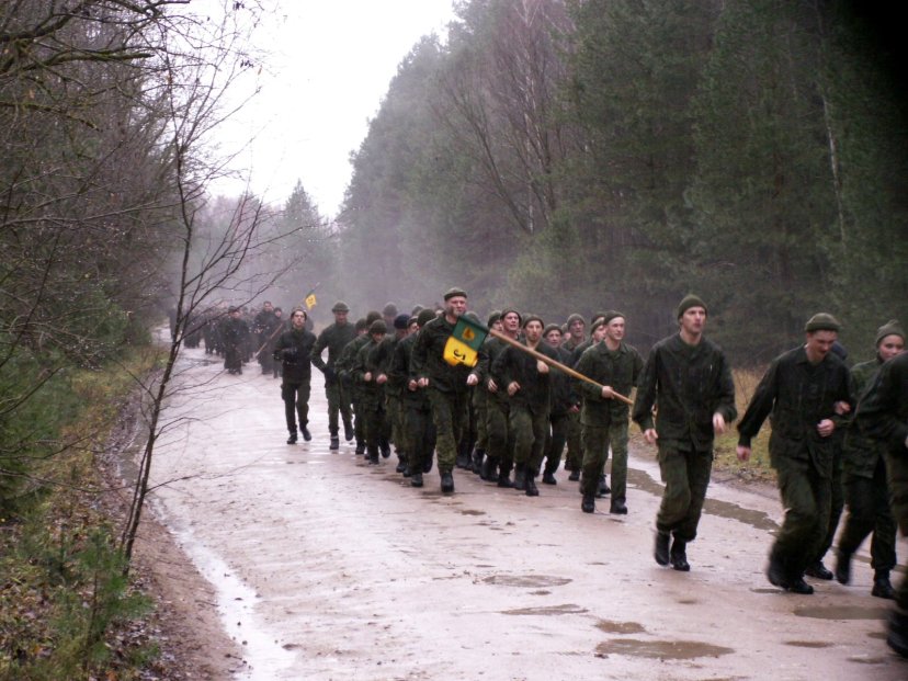 Algirdo bataliono kariai įveikė 15 kilometrų bėgimo distanciją
