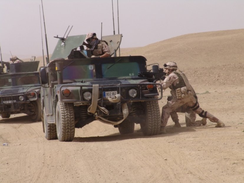 An identified type of explosive device detonated near a passing by Lithuanian-led Ghor PRT patrol 