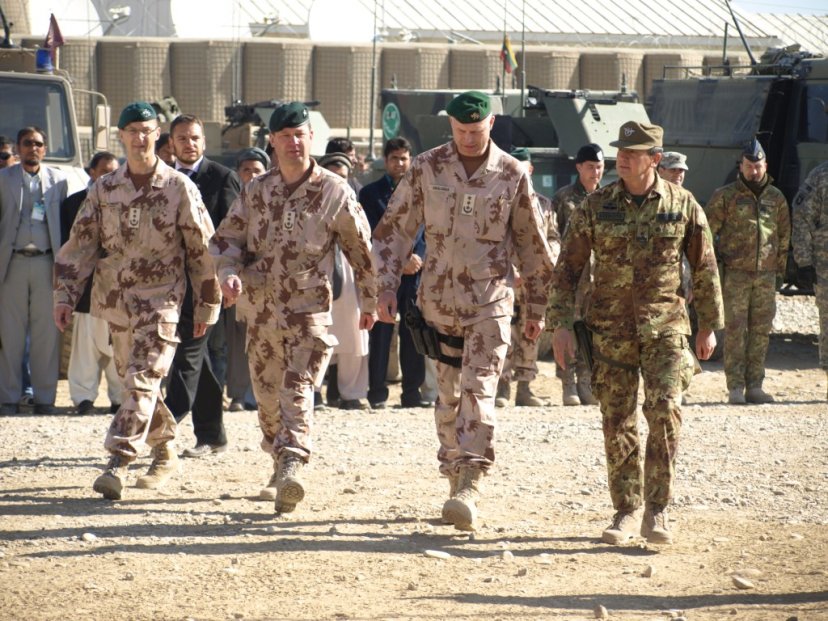 The 12th rotation of the Lithuanian-led Chaghcharan PRT and Police Operational Mentoring and...