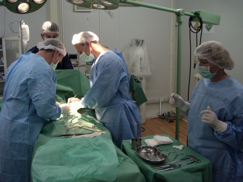 Medical team of PRT-12 performed surgery on an Afghan boy at Chaghcharan base