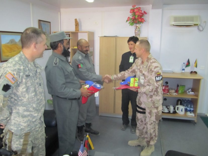 First meeting of Police Operational Mentor and Liaison Training Team of Ghor with Ghor police...