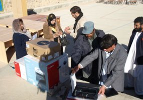 Assistance rendered to girls' school in Chaghcharan  - 1
