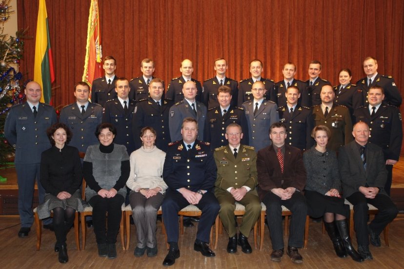 Baigėsi tarptautiniai karinių oro pajėgų štabo karininkų kursai