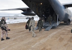 Goro provincijoje dislokuoti pirmieji Afganistano nacionalinės armijos kariai - 1