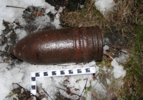 Inžinerijos bataliono kariai sunaikino Marijampolėje rastą II pasaulinio karo laikų sprogmenį - 1