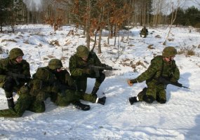 Birutės bataliono I kuopos pratybos - 1