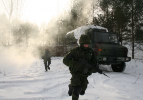 Birutės bataliono I kuopos pratybos - 2