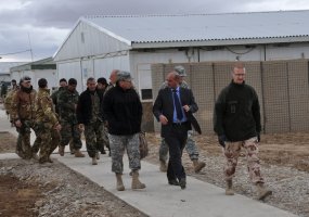Commander of the International Security Assistance Force Gen David Petaeus visited Ghor province - 2
