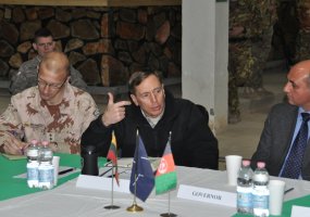 Commander of the International Security Assistance Force Gen David Petaeus visited Ghor province - 3