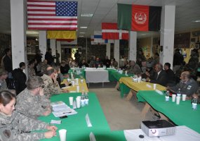 Commander of the International Security Assistance Force Gen David Petaeus visited Ghor province - 4