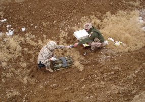 PRT's EOD team destroyed a large amount of ammunition - 1