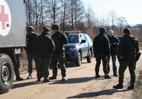 Birutės batalione - štabo ir padalinių valdymo grupių mokymai „Pajudėję ledai 2011 - 2