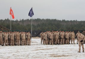 Ruošdamiesi misijai Afganistane, kariai dalyvauja lauko taktinėse pratybose „Nauja pamaina-2“ - 1