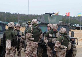 Kazlų Rūdoje - baigiamosios pasirengimo misijai Afganistane pratybos - 1