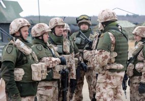 Kazlų Rūdoje - baigiamosios pasirengimo misijai Afganistane pratybos - 2