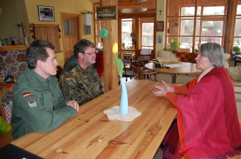 NATO Air policing mission soldier from Germany donated gold for orphanage