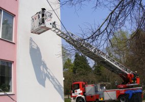 KASP Panevėžio rinktinės kariai mokėsi reaguoti į  gaisro pavojų  - 2