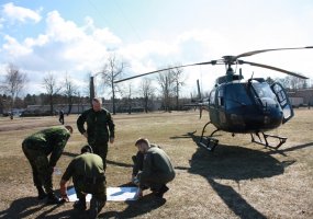 Chief of Defence of Lithuania met with Commander Danish Division conducting exercise in Rukla  - 3