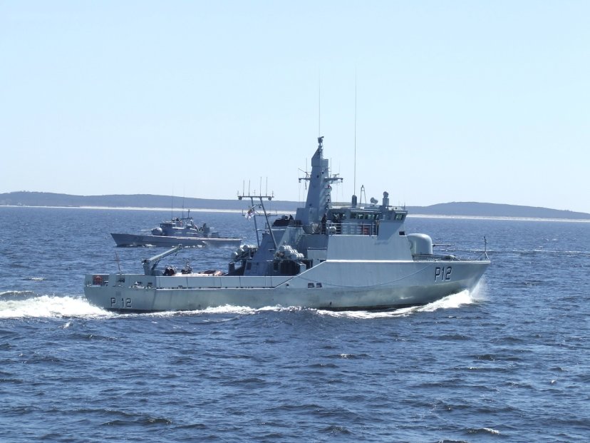 Patrol Ships Division conduct training „White Dove 2011" in the Baltic Sea 