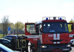 Jungtiniame štabe vyko gaisro gesinimo ir žmonių evakavimo pratybos - 3