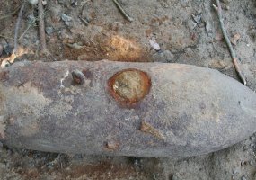 Kariuomenės išminuotojai sunaikino Vilniaus mieste rastą II pasaulinio karo laikų aviacinę bombą - 1