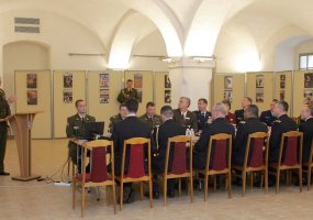 Krašto apsaugos ministerijoje lankėsi aukšto rango JAV karininkai ir civiliai studentai - 1