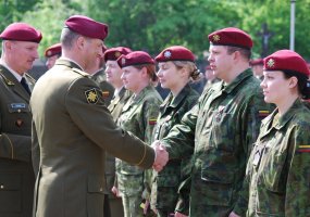 KASP Žemaičių apygardos 3-ioji rinktinė užbaigė Krašto apsaugos savanorių pajėgų rinktinių 20-ųjų... - 1