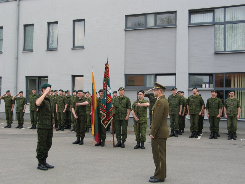 Judėjimo kontrolės centro vado pareigų perdavimo ceremonija