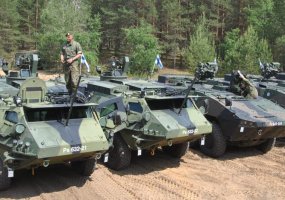 Troops from nine countries gather for Amber Hope 2011 in the Pabradės Training Area  - 4