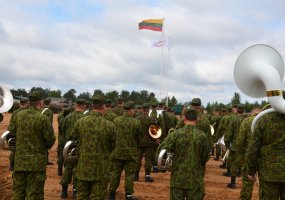 LITHUANIAN ARMED FORCES ORCHESTRA AT THE AMBER HOPE OPENING CEREMONY - 2