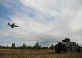 Tarptautines pratybas „Gintarinė viltis 2011“ Pabradės poligone stebėjo ir Vyriausioji šalies... - 5