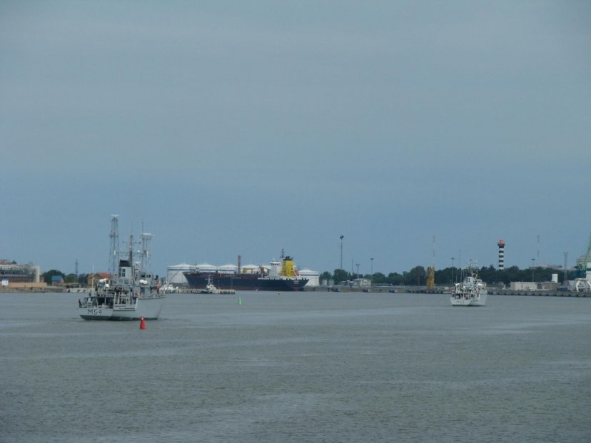 Five Lithuanian military vessels have deployed to the Baltic Sea for multinational training...