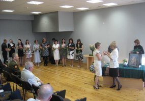 LDK Birutės Klaipėdos regiono karininkų šeimų moterų draugijos aukuras liepsnoja meile, tikėjimu... - 1