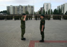 Lietuvos didžiojo kunigaikščio Gedimino štabo bataliono ryšių kuopai vadovaus mergina - 1