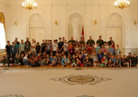 Štabo batalione stovyklaujantiems vaikams – patriotizmo popietė - 1