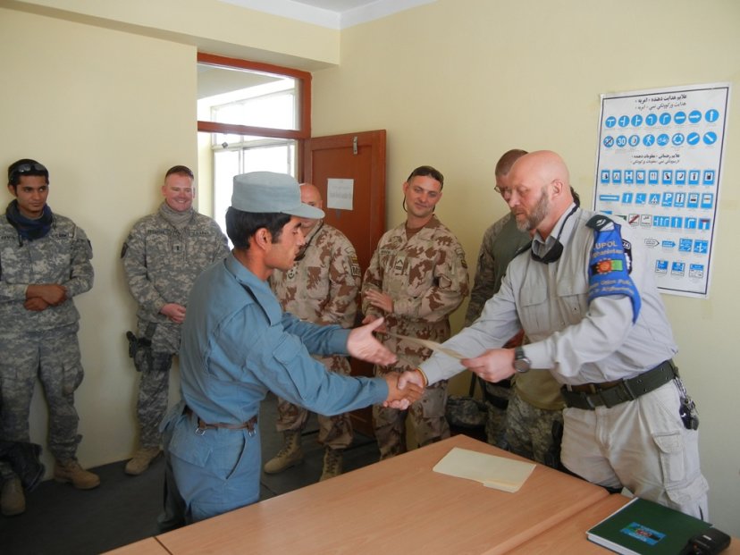 First police paramedics of Ghor finished training 