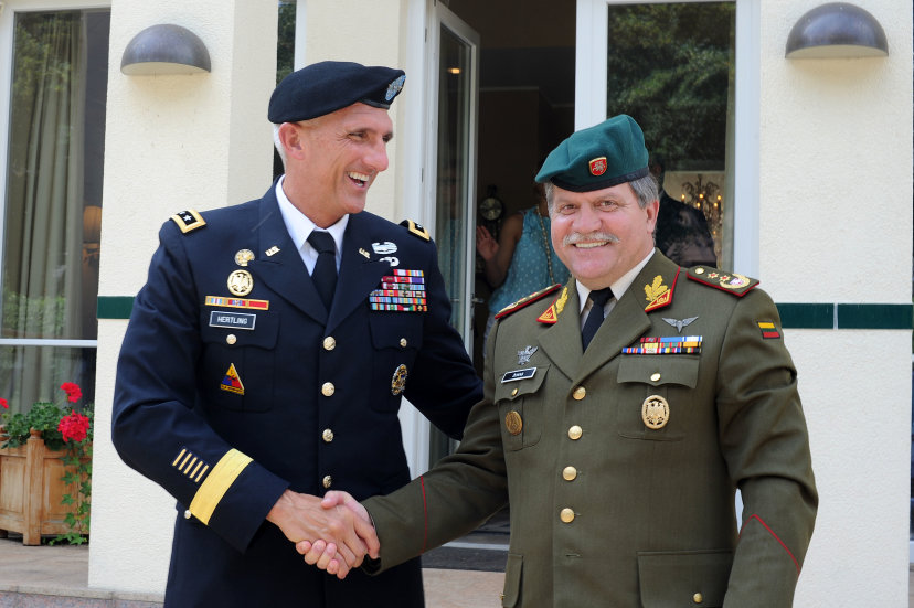 Military command to meet with Commanding General US Army Europe in Vilnius 