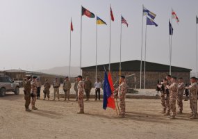 Provincijos atkūrimo grupės stovykloje lankėsi ISAF Vakarų regioninės vadavietės vadas - 1