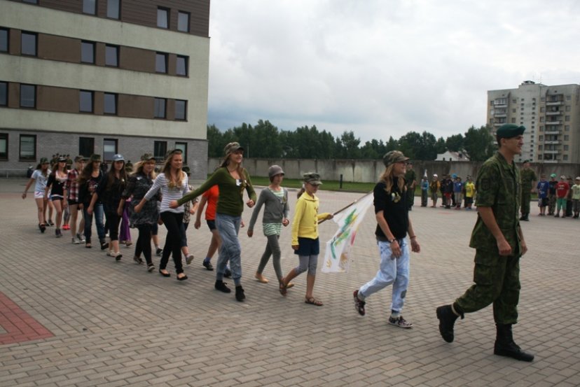 Baigėsi sukarinta vaikų vasaros ir poilsio stovykla ,,Gediminietis“