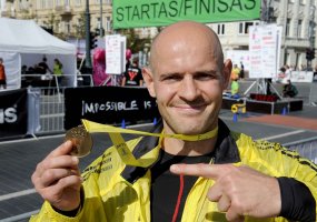 Bėgimu Lietuvos kariai pagerbė Rugsėjo 11-osios aukų atminimą  - 6