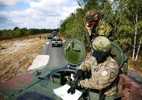 Brigados „Geležinis Vilkas“  žvalgai dalyvauja tarptautinėse pratybose „Klevo skliautai - 2