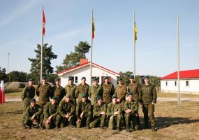 Brigados „Geležinis Vilkas“  žvalgai dalyvauja tarptautinėse pratybose „Klevo skliautai - 5
