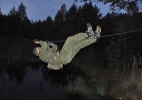 Savaitgalį Pabradės poligone vyko jungtinis karių savanorių ir žurnalistų žygis  - 3
