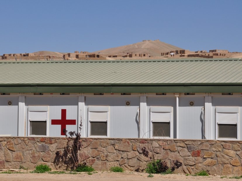 PRT military medics performed surgeries on injured Afghan police officers