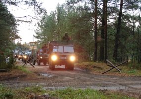 Pabradės poligone vyksta pirmasis pratybų „Tvirtas skydas 2011 - 1