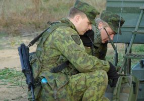 Pabradės poligone vyksta pirmasis pratybų „Tvirtas skydas 2011 - 4