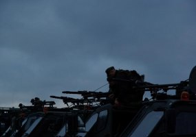 Pabradės poligone vyksta pirmasis pratybų „Tvirtas skydas 2011 - 5